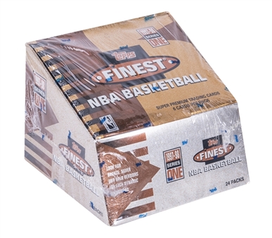 1997-98 Topps Finest Series 1 Basketball Unopened Hobby Box (24 Packs)